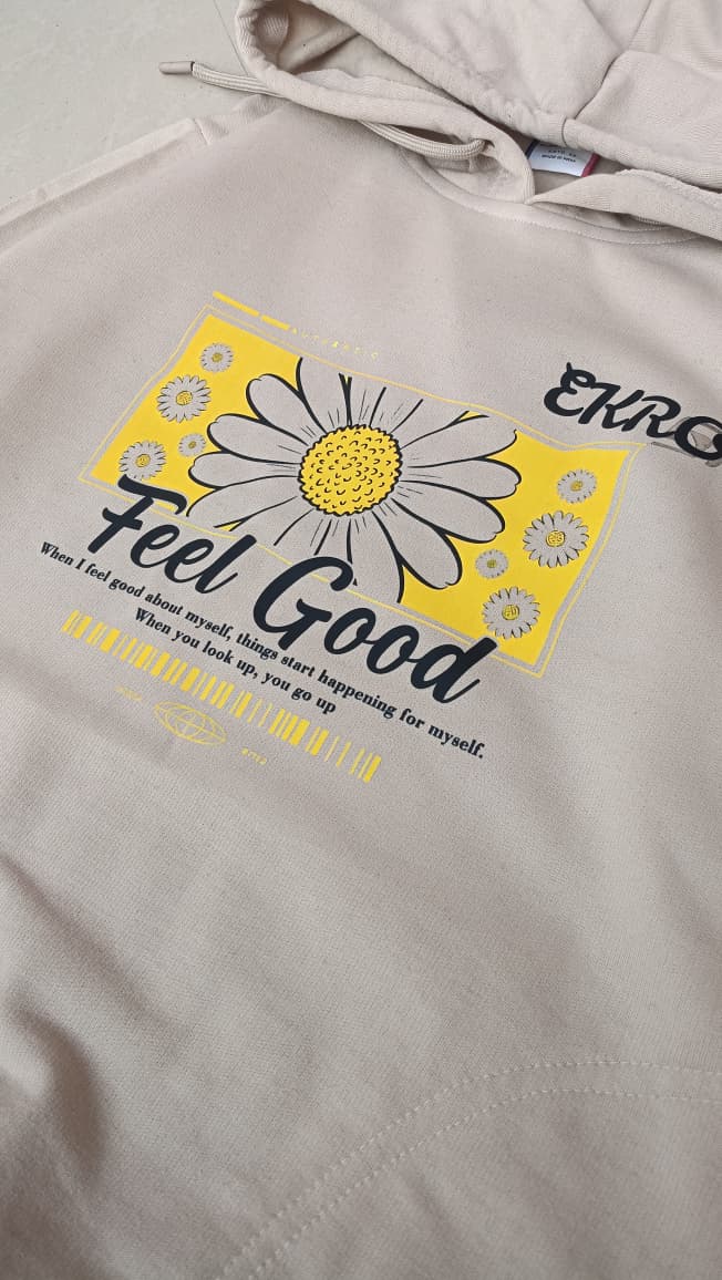 Sunrise Botanical Hoodie – Cream Edition